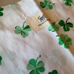 Printfresh Lucky Clover Cotton Deadstock Tote Bag NIP